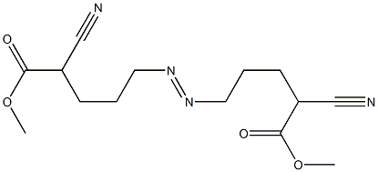 5,5'-Azobis(2-cyanovaleric acid)dimethyl ester Struktur