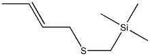 (E)-1-Trimethylsilylmethylthio-2-butene Struktur