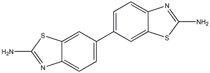 6,6'-Bi(benzothiazole)-2,2'-diamine Struktur