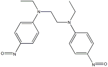 N,N'-Diethyl-N,N'-bis(p-nitrosophenyl)ethylenediamine Struktur