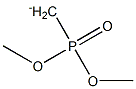 (Dimethoxyphosphinyl)methaneanion Struktur