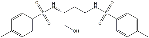 (-)-N,N'-[(R)-1-(Hydroxymethyl)trimethylene]bis(p-toluenesulfonamide) Struktur