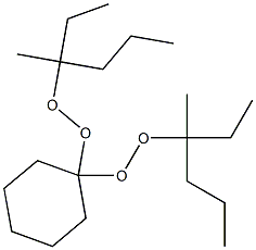 1,1-Bis(1-ethyl-1-methylbutylperoxy)cyclohexane Struktur