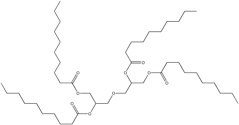 3,3'-Oxybis(1,2-propanediol didecanoate) Struktur