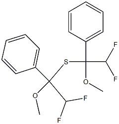 Phenyl(1-methoxy-2,2-difluoroethyl) sulfide Struktur