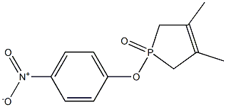 1-(4-Nitrophenoxy)-3,4-dimethyl-2,5-dihydro-1H-phosphole 1-oxide Struktur