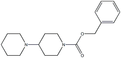 4-Piperidinopiperidine-1-carboxylic acid benzyl ester Struktur