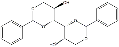 1-O,3-O:4-O,6-O-Dibenzylidene-D-glucitol Struktur