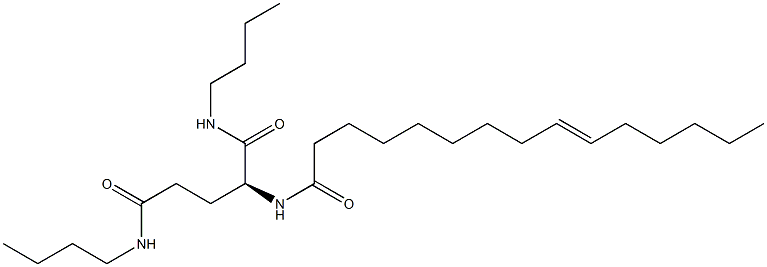 N2-(9-Pentadecenoyl)-N1,N5-dibutylglutaminamide Struktur