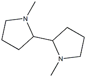 1,1'-Dimethyl-2,2'-bipyrrolidine Struktur