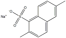 2,6-Dimethyl-1-naphthalenesulfonic acid sodium salt Struktur