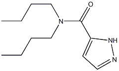 N,N-Dibutyl-1H-pyrazole-5-carboxamide Struktur