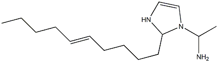 1-(1-Aminoethyl)-2-(5-decenyl)-4-imidazoline Struktur