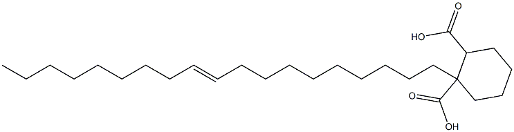 Cyclohexane-1,2-dicarboxylic acid hydrogen 1-(10-nonadecenyl) ester Struktur