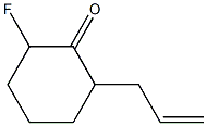 2-(2-Propenyl)-6-fluorocyclohexanone Struktur