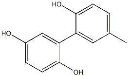 5'-Methyl-1,1'-biphenyl-2,2',5-triol Struktur