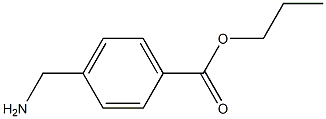 4-(Aminomethyl)benzoic acid propyl ester Struktur