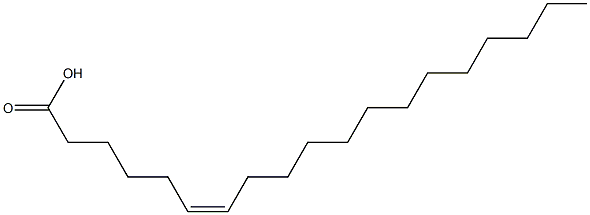 (Z)-6-Nonadecenoic acid Struktur