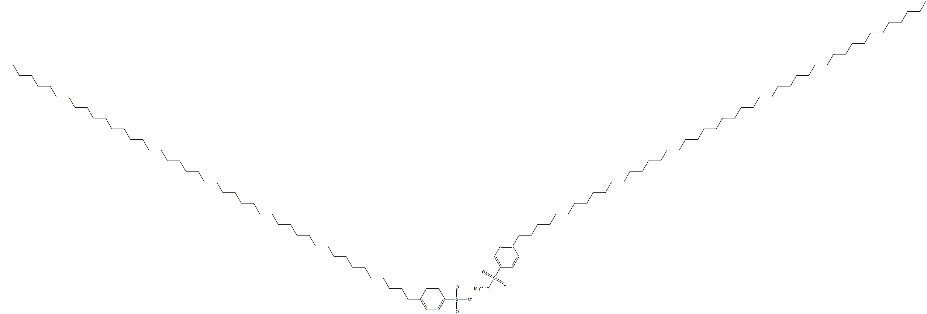 Bis[4-(pentatetracontan-1-yl)benzenesulfonic acid]magnesium salt Struktur