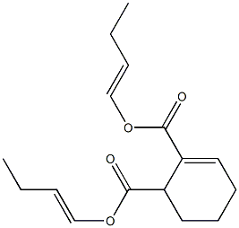 2-Cyclohexene-1,2-dicarboxylic acid bis(1-butenyl) ester Struktur