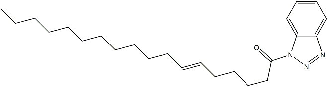 1-(6-Octadecenoyl)-1H-benzotriazole Struktur