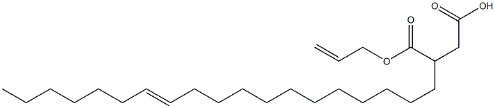 3-(12-Nonadecenyl)succinic acid 1-hydrogen 4-allyl ester Struktur