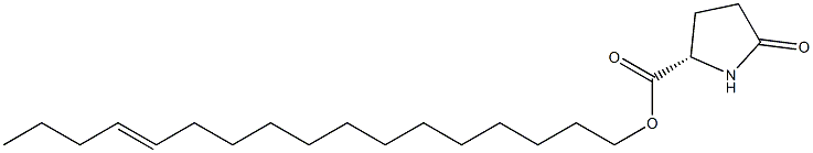 (S)-5-Oxopyrrolidine-2-carboxylic acid 13-heptadecenyl ester Struktur