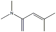 2-Dimethylamino-4-methyl-1,3-pentadiene Struktur