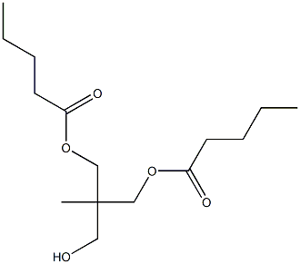 Divaleric acid 2-(hydroxymethyl)-2-methyl-1,3-propanediyl ester Struktur