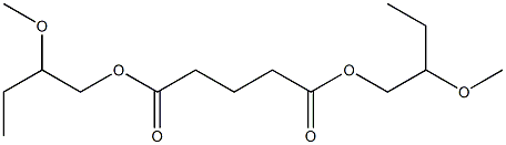 Pentanedioic acid bis(2-methoxybutyl) ester Struktur