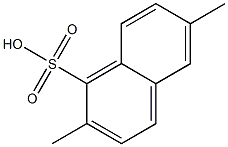 2,6-Dimethyl-1-naphthalenesulfonic acid Struktur