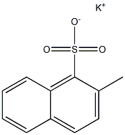 2-Methyl-1-naphthalenesulfonic acid potassium salt Struktur