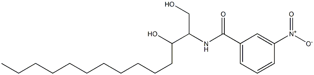 N-[2-Hydroxy-1-(hydroxymethyl)tridecyl]-3-nitrobenzamide Struktur