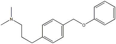 N,N-Dimethyl-3-[p-(phenoxymethyl)phenyl]propan-1-amine Struktur