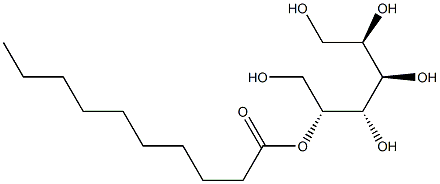 D-Mannitol 5-decanoate Struktur