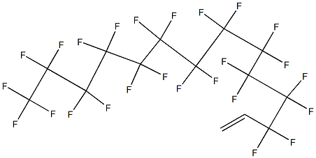 3,3,4,4,5,5,6,6,7,7,8,8,9,9,10,10,11,11,12,12,13,13,14,14,14-Pentacosafluoro-1-tetradecene Struktur