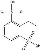 2-Ethyl-1,3-benzenedisulfonic acid Struktur