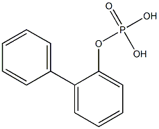 Phosphoric acid dihydrogen 2-biphenylyl ester Struktur