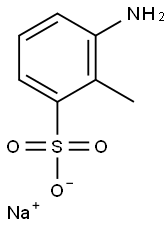 3-Amino-2-methylbenzenesulfonic acid sodium salt Struktur