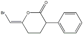 (6Z)-6-(Bromomethylene)-3-phenyltetrahydro-2H-pyran-2-one Struktur