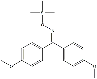 4,4'-Dimethoxybenzophenone O-(trimethylsilyl)oxime Struktur