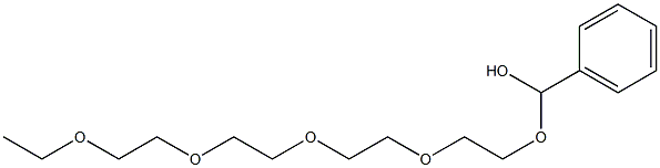 2-Phenyl-1,3,6,9,12,15-hexaoxaheptadecane Struktur