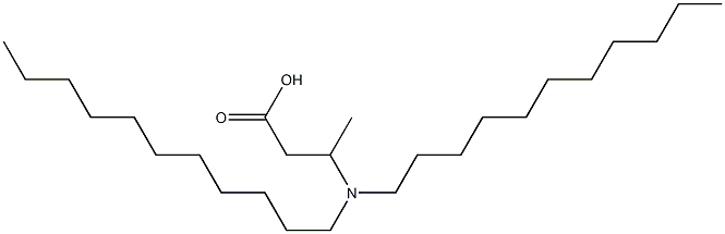 3-(Diundecylamino)butyric acid Struktur