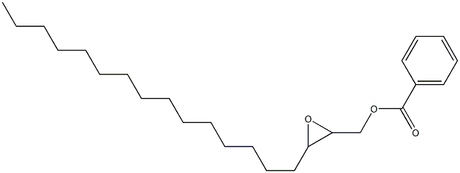 Benzoic acid 2,3-epoxyoctadecan-1-yl ester Struktur