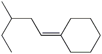 1-(3-Methylpentylidene)cyclohexane Struktur