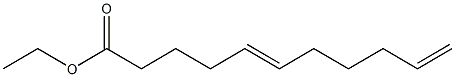 5,10-Undecadienoic acid ethyl ester Struktur