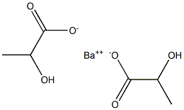 Bis[(-)-L-lactic acid] barium salt Struktur