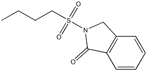 2-(Butylsulfonyl)-2H-isoindol-1(3H)-one Struktur