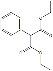 (2-Iodophenyl)malonic acid diethyl ester Struktur