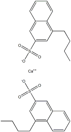 Bis(4-butyl-2-naphthalenesulfonic acid)calcium salt Struktur